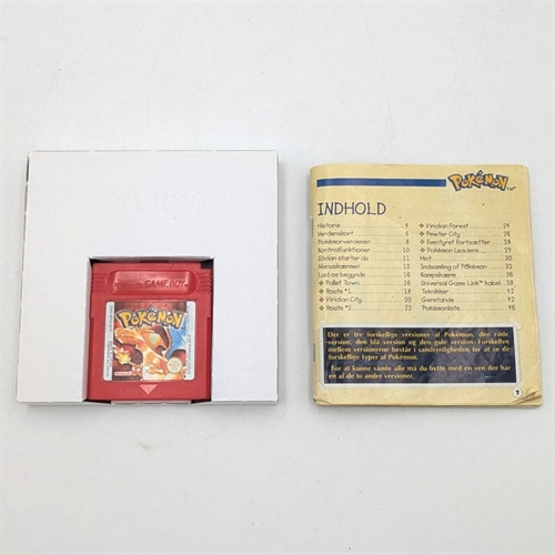 Pokemon Red Version - Complete In Box - GameBoy Original (B Grade) (Genbrug)